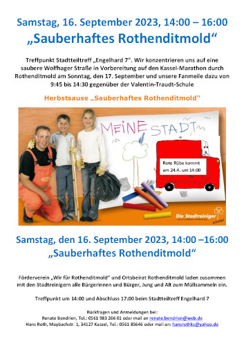 Putztag 16. Sept. 2023